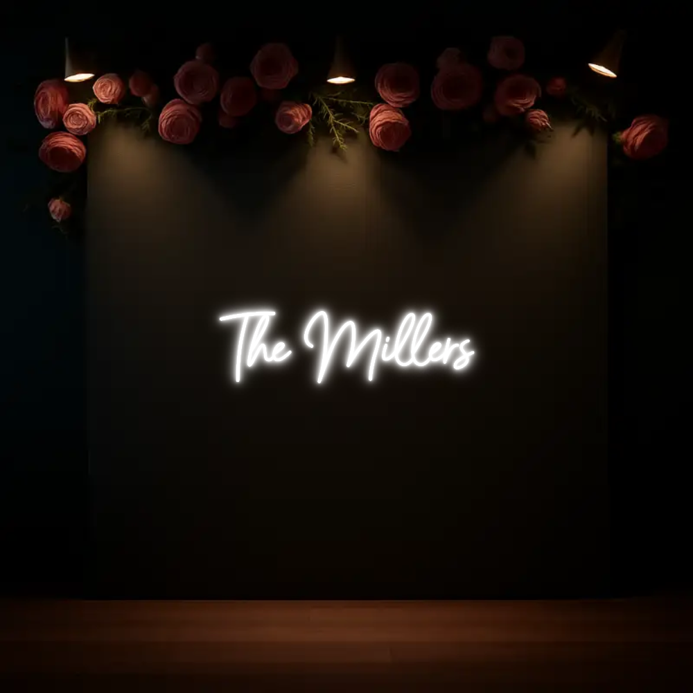 CREATE YOUR OWN WEDDING NEON SIGN The Millers