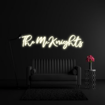 CREATE YOUR OWN WEDDING NEON SIGN The McKnights