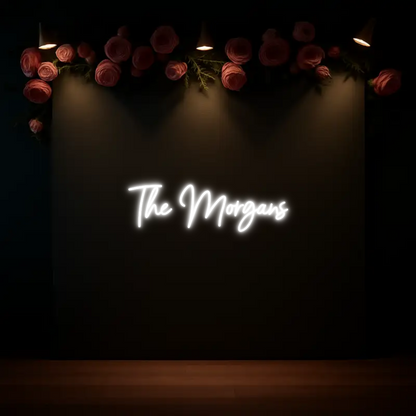 CREATE YOUR OWN WEDDING NEON SIGN The Morgans