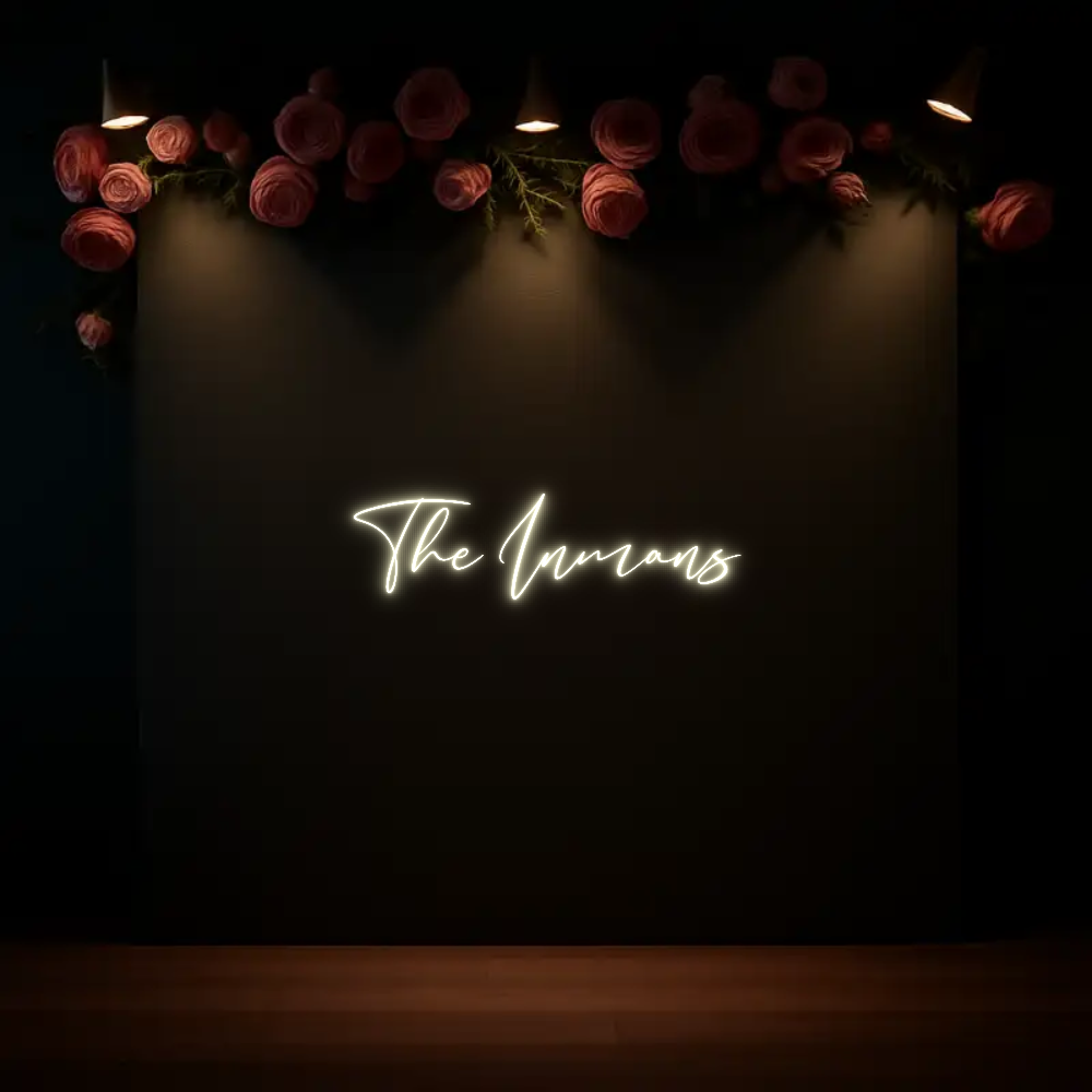 CREATE YOUR OWN WEDDING NEON SIGN The Inmans