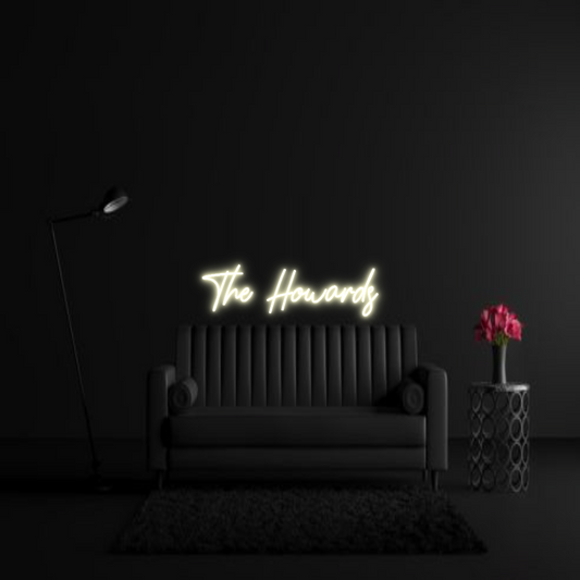 CREATE YOUR OWN WEDDING NEON SIGN The Howards
