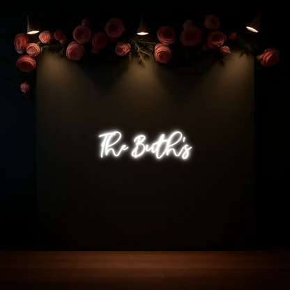 CREATE YOUR OWN WEDDING NEON SIGN The Buth’s