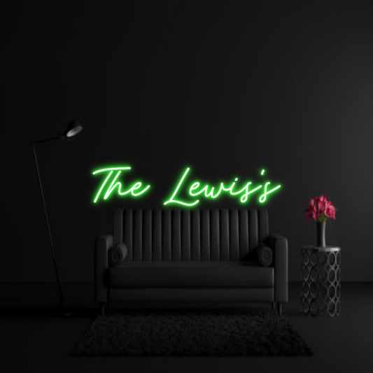 CREATE YOUR OWN WEDDING NEON SIGN The Lewis's