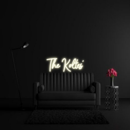 CREATE YOUR OWN WEDDING NEON SIGN The Koltes’