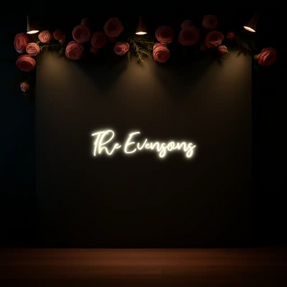CREATE YOUR OWN WEDDING NEON SIGN The Evensons