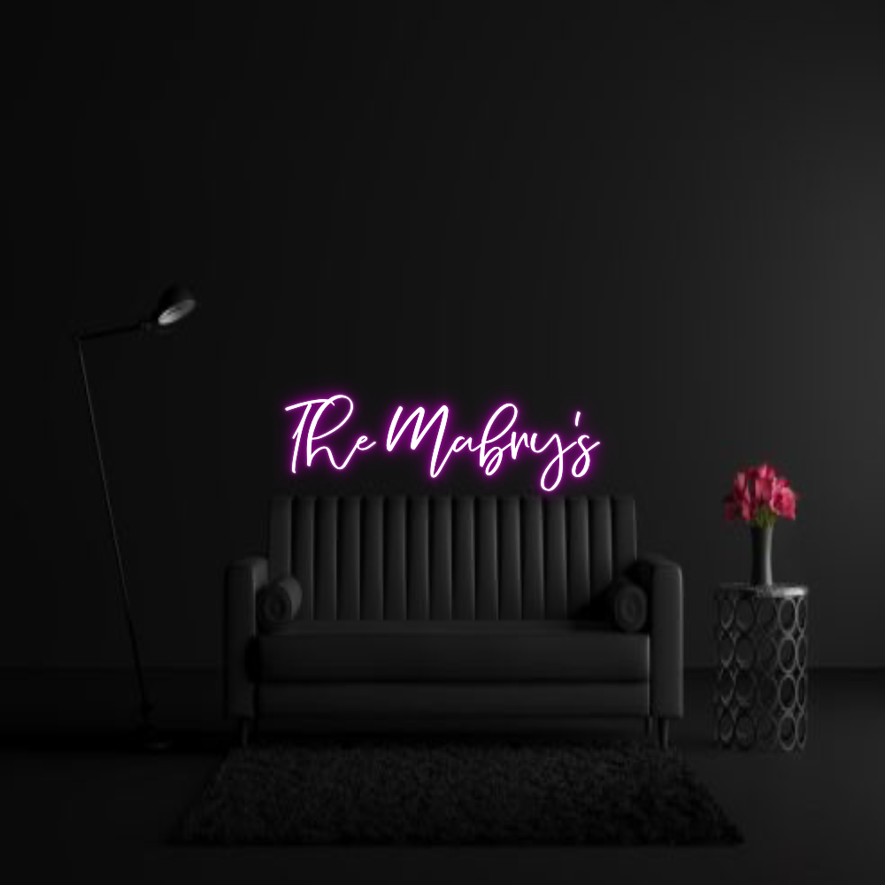 CREATE YOUR OWN WEDDING NEON SIGN The Mabry’s