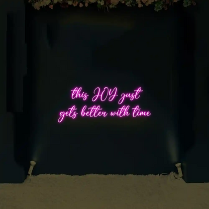 CREATE YOUR OWN WEDDING NEON SIGN this JOY just...