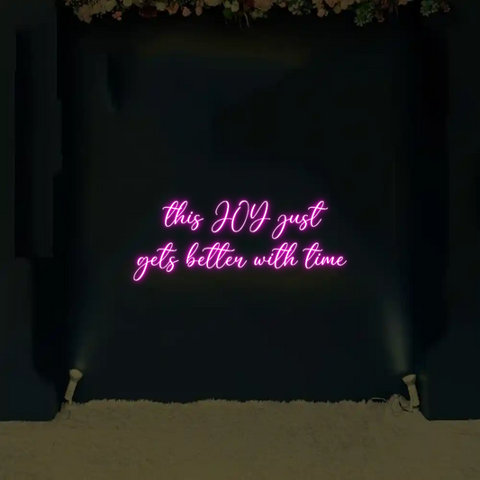 CREATE YOUR OWN WEDDING NEON SIGN this JOY just...