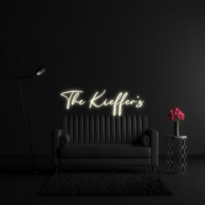 CREATE YOUR OWN WEDDING NEON SIGN The Kieffer’s