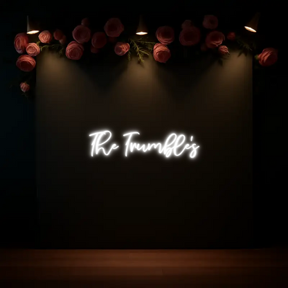 CREATE YOUR OWN WEDDING NEON SIGN The Trumble’s
