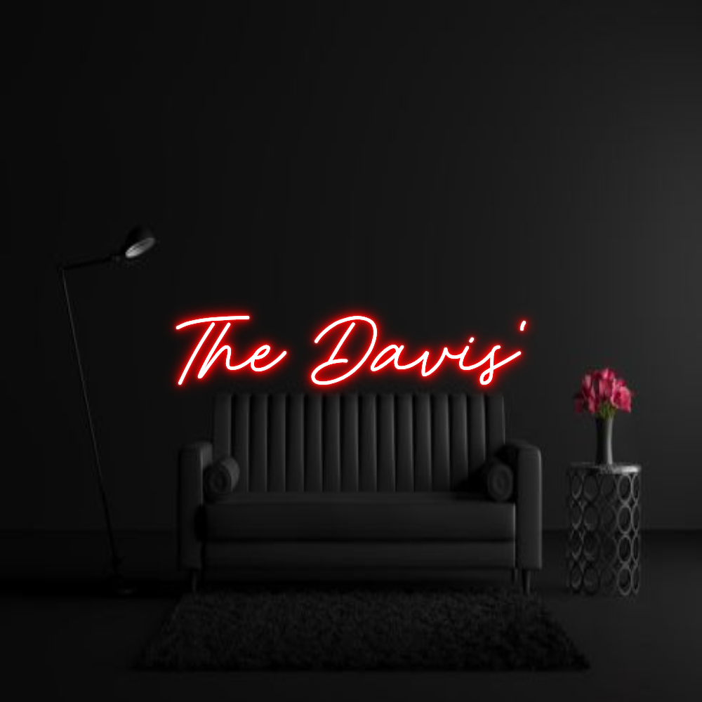 CREATE YOUR OWN WEDDING NEON SIGN The Davis'