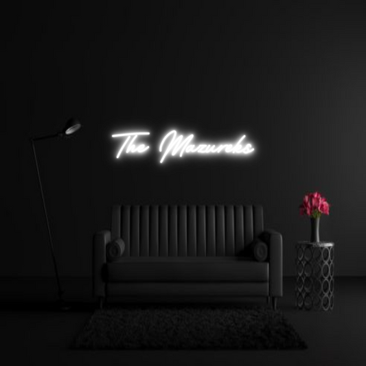 CREATE YOUR OWN WEDDING NEON SIGN The Mazureks