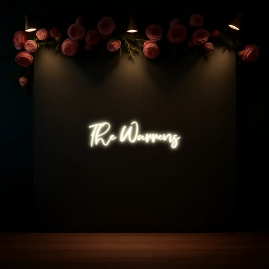 CREATE YOUR OWN WEDDING NEON SIGN The Warrens