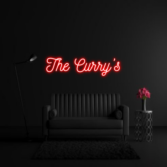CREATE YOUR OWN WEDDING NEON SIGN The Curry’s
