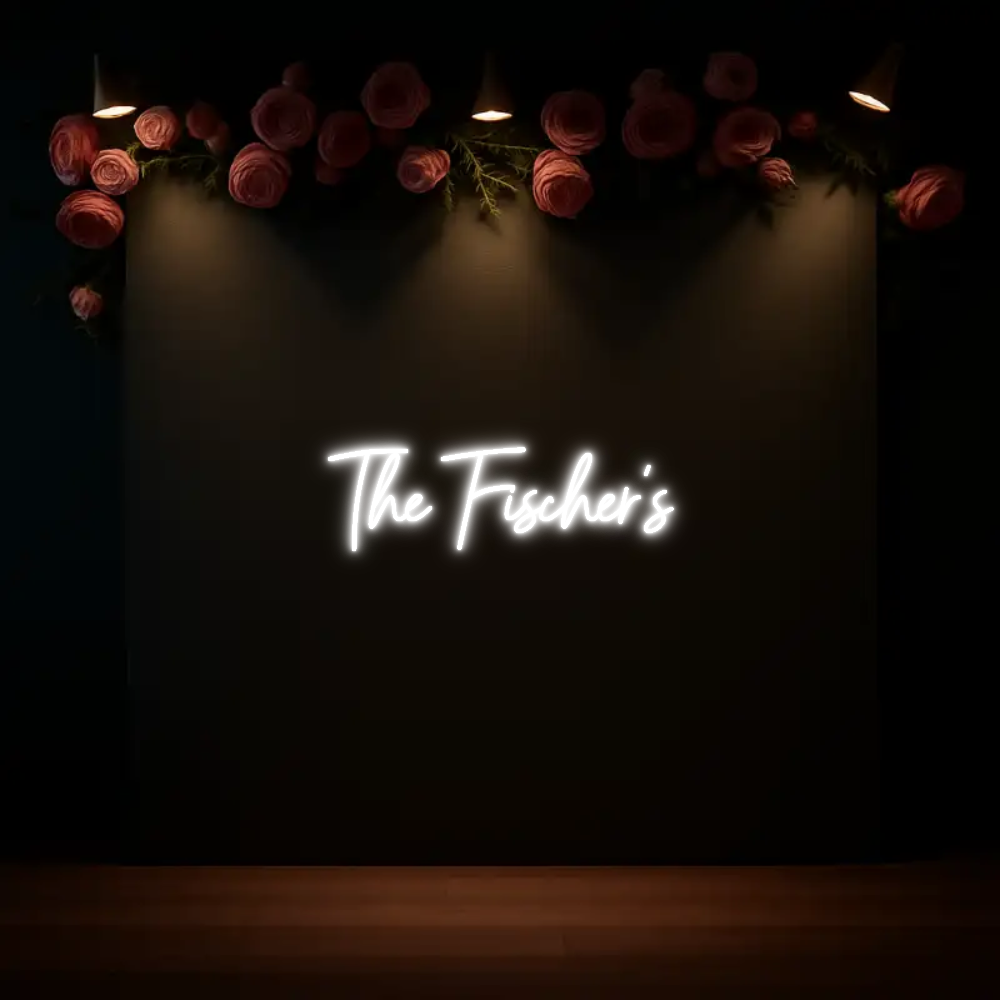 CREATE YOUR OWN WEDDING NEON SIGN The Fischer's
