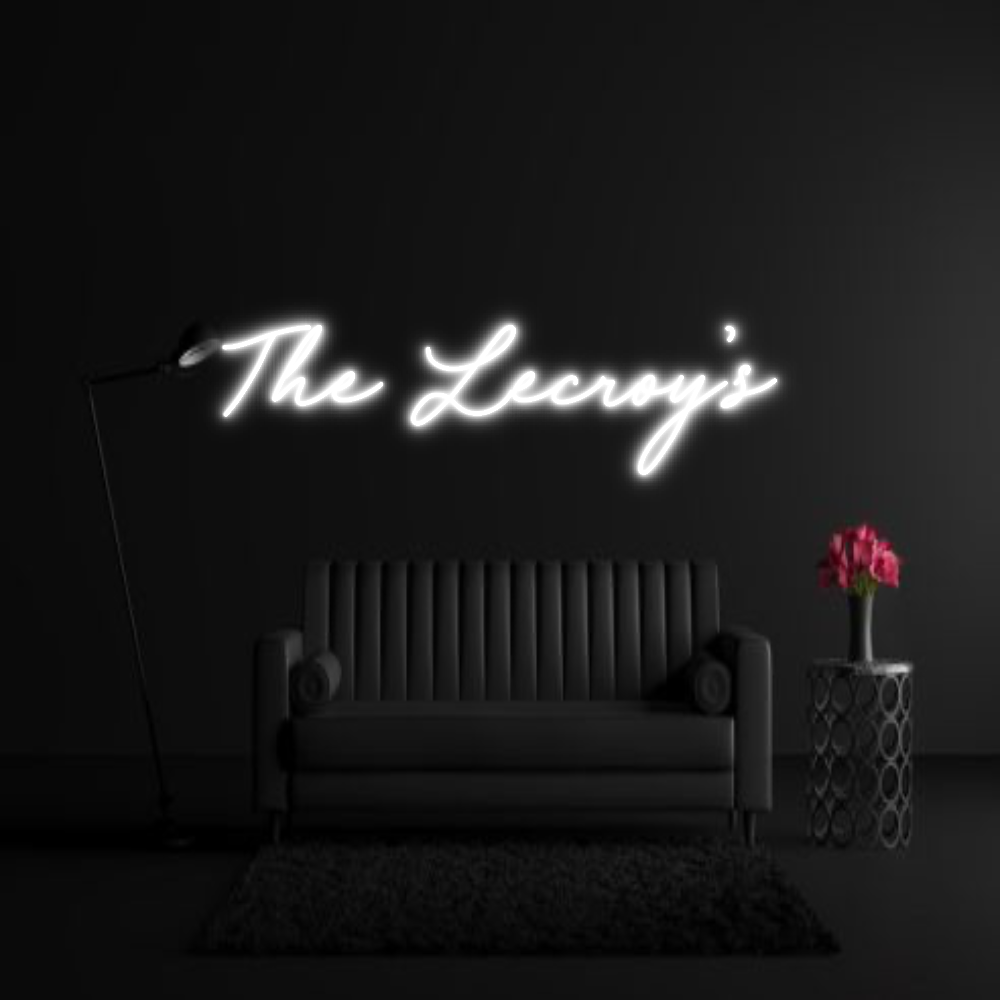 CREATE YOUR OWN WEDDING NEON SIGN The Lecroy’s