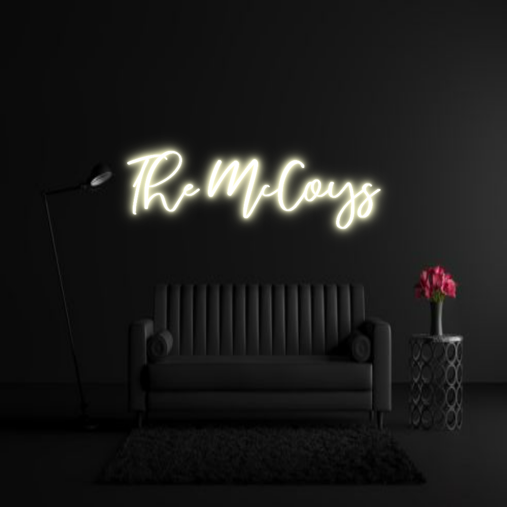 CREATE YOUR OWN WEDDING NEON SIGN The McCoys