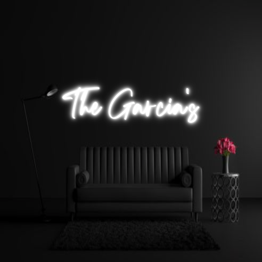 CREATE YOUR OWN WEDDING NEON SIGN The Garcia's
