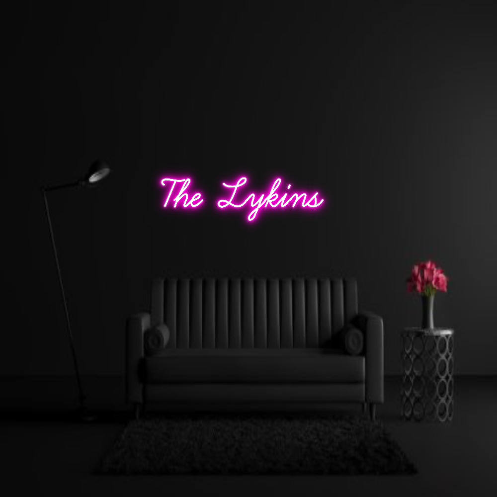 CREATE YOUR OWN WEDDING NEON SIGN The Lykins