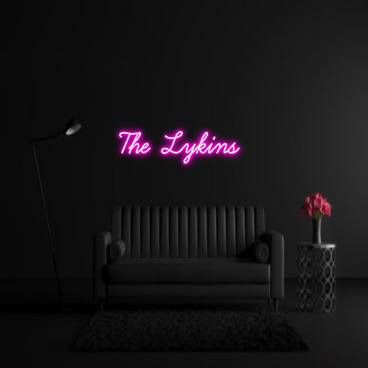 CREATE YOUR OWN WEDDING NEON SIGN The Lykins