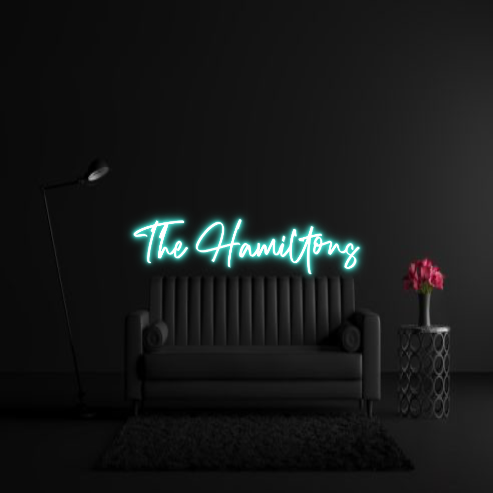 CREATE YOUR OWN WEDDING NEON SIGN The Hamiltons