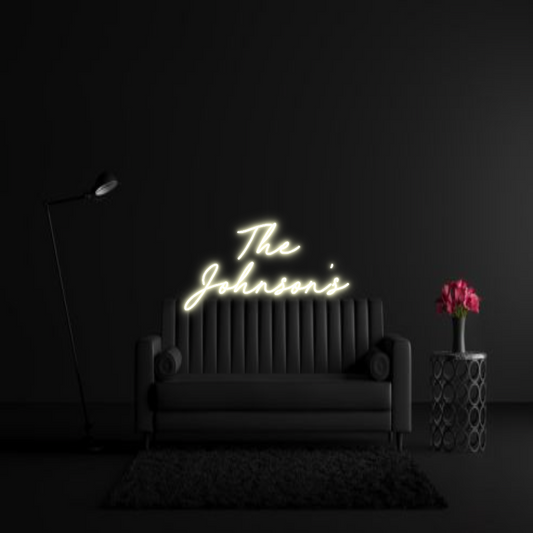 CREATE YOUR OWN WEDDING NEON SIGN    The
Johns...