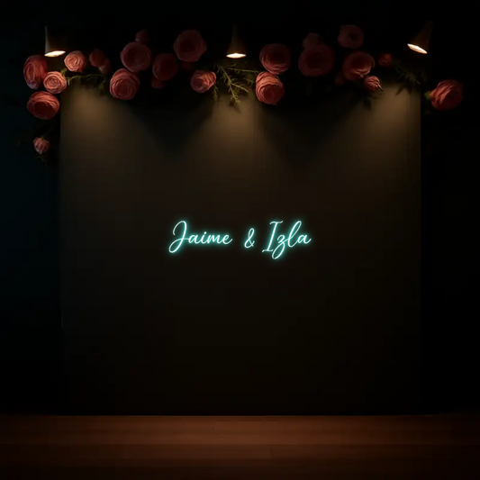 CREATE YOUR OWN WEDDING NEON SIGN Jaime & Izla