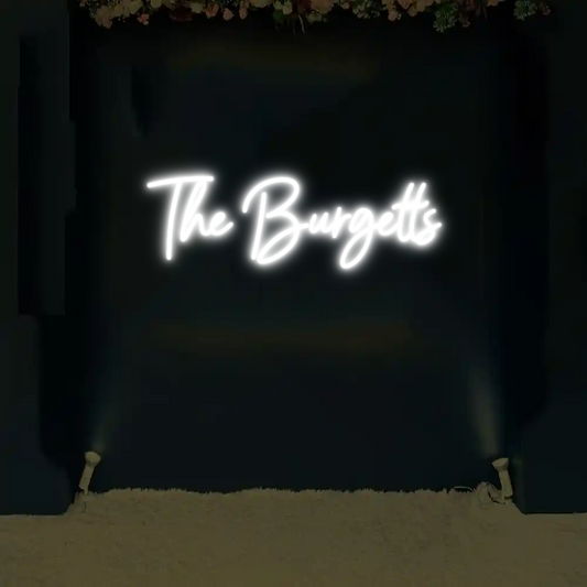 CREATE YOUR OWN WEDDING NEON SIGN The Burgetts