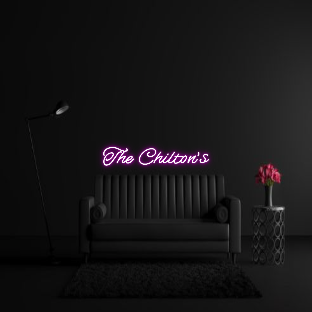 CREATE YOUR OWN WEDDING NEON SIGN The Chilton's