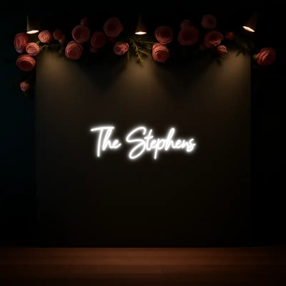 CREATE YOUR OWN WEDDING NEON SIGN The Stephens