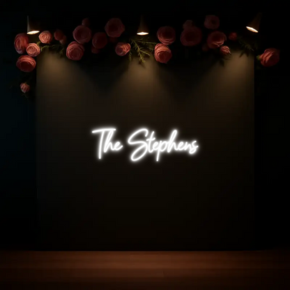 CREATE YOUR OWN WEDDING NEON SIGN The Stephens