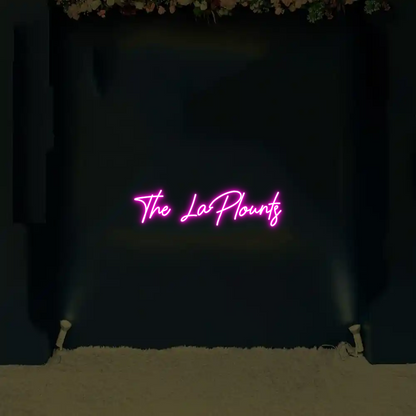 CREATE YOUR OWN WEDDING NEON SIGN The LaPlounts