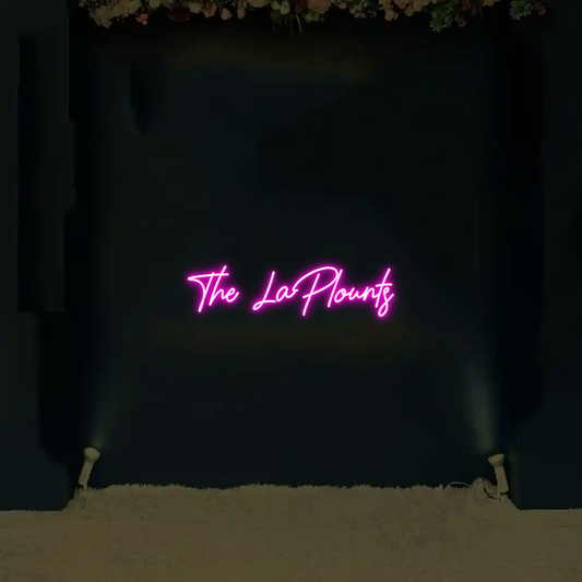 CREATE YOUR OWN WEDDING NEON SIGN The LaPlounts