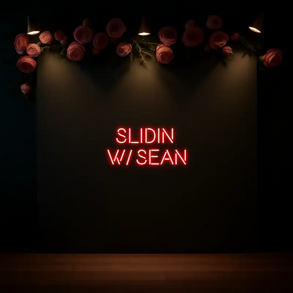 CREATE YOUR OWN WEDDING NEON SIGN Slidin 
w/ S...