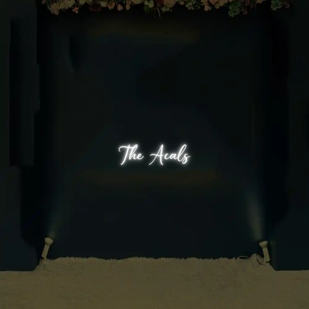 CREATE YOUR OWN WEDDING NEON SIGN The Acals