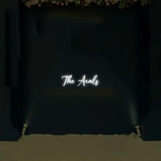 CREATE YOUR OWN WEDDING NEON SIGN The Acals
