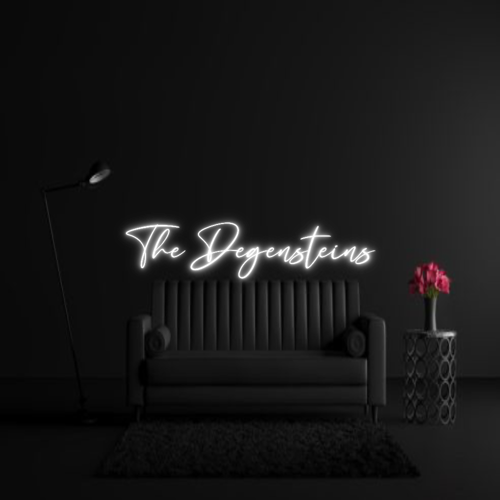 CREATE YOUR OWN WEDDING NEON SIGN The Degensteins