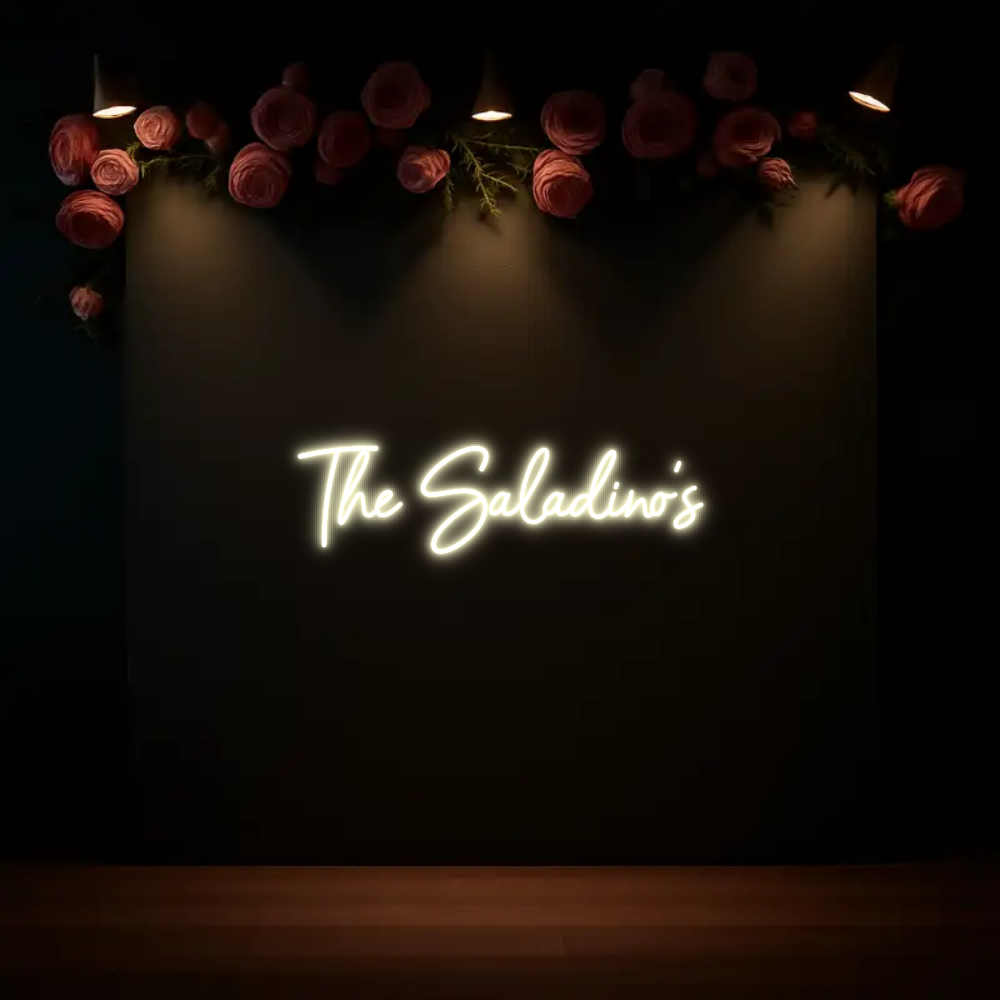 CREATE YOUR OWN WEDDING NEON SIGN The Saladino’s
