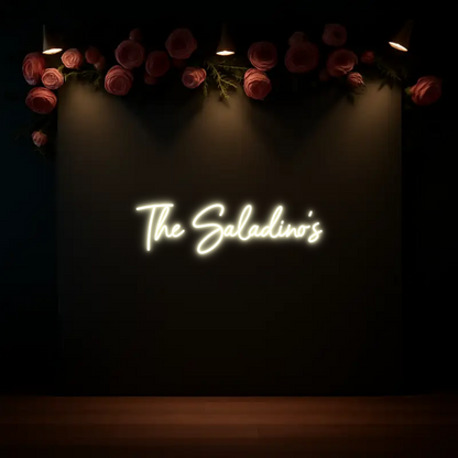 CREATE YOUR OWN WEDDING NEON SIGN The Saladino’s
