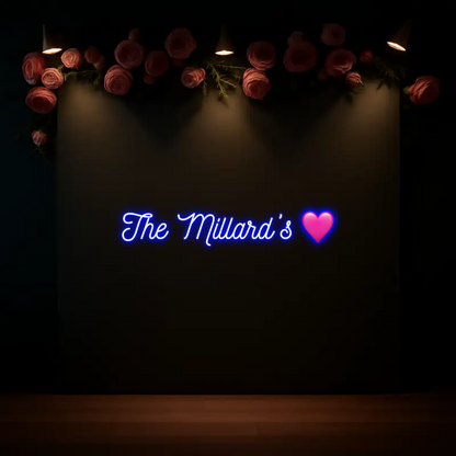 CREATE YOUR OWN WEDDING NEON SIGN The Millard’s...
