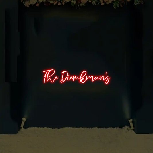 CREATE YOUR OWN WEDDING NEON SIGN The Dierckman...