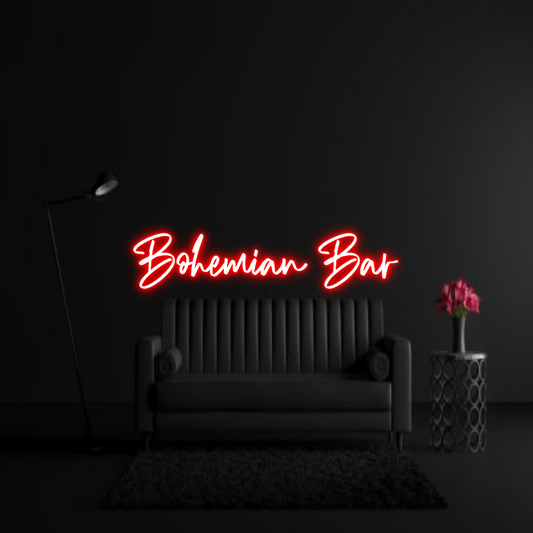 CREATE YOUR OWN WEDDING NEON SIGN Bohemian Bar