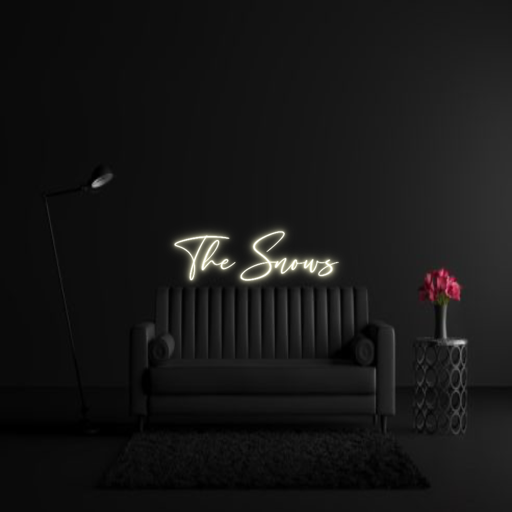 CREATE YOUR OWN WEDDING NEON SIGN The Snows