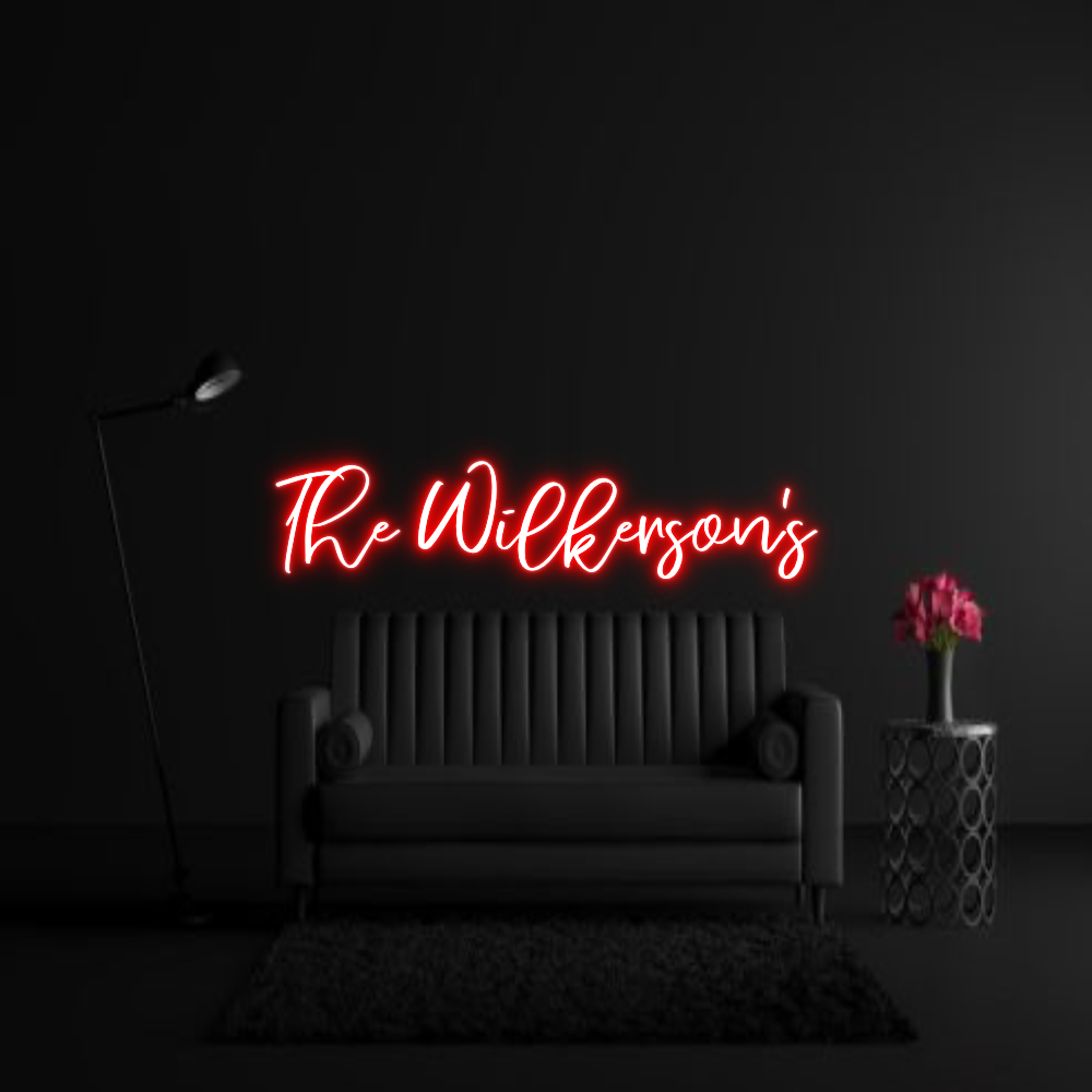 CREATE YOUR OWN WEDDING NEON SIGN The Wilkerson’s