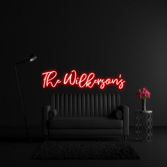 CREATE YOUR OWN WEDDING NEON SIGN The Wilkerson’s