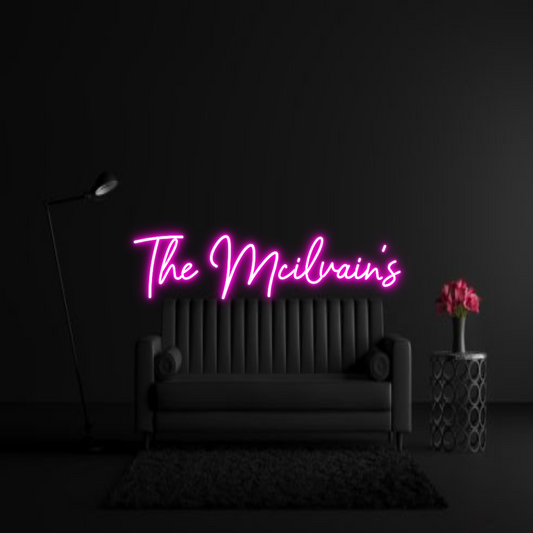 CREATE YOUR OWN WEDDING NEON SIGN The Mcilvain’s