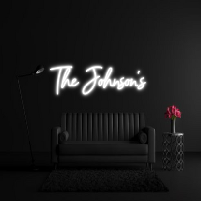 CREATE YOUR OWN WEDDING NEON SIGN The Johnson’s