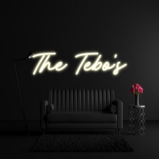 CREATE YOUR OWN WEDDING NEON SIGN The Tebo's