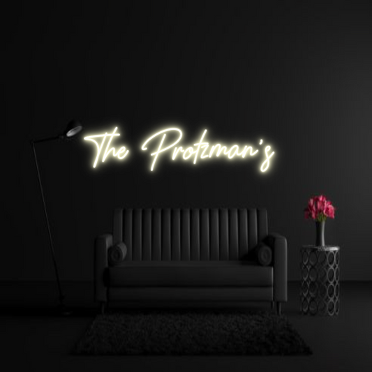 CREATE YOUR OWN WEDDING NEON SIGN The Protzman's