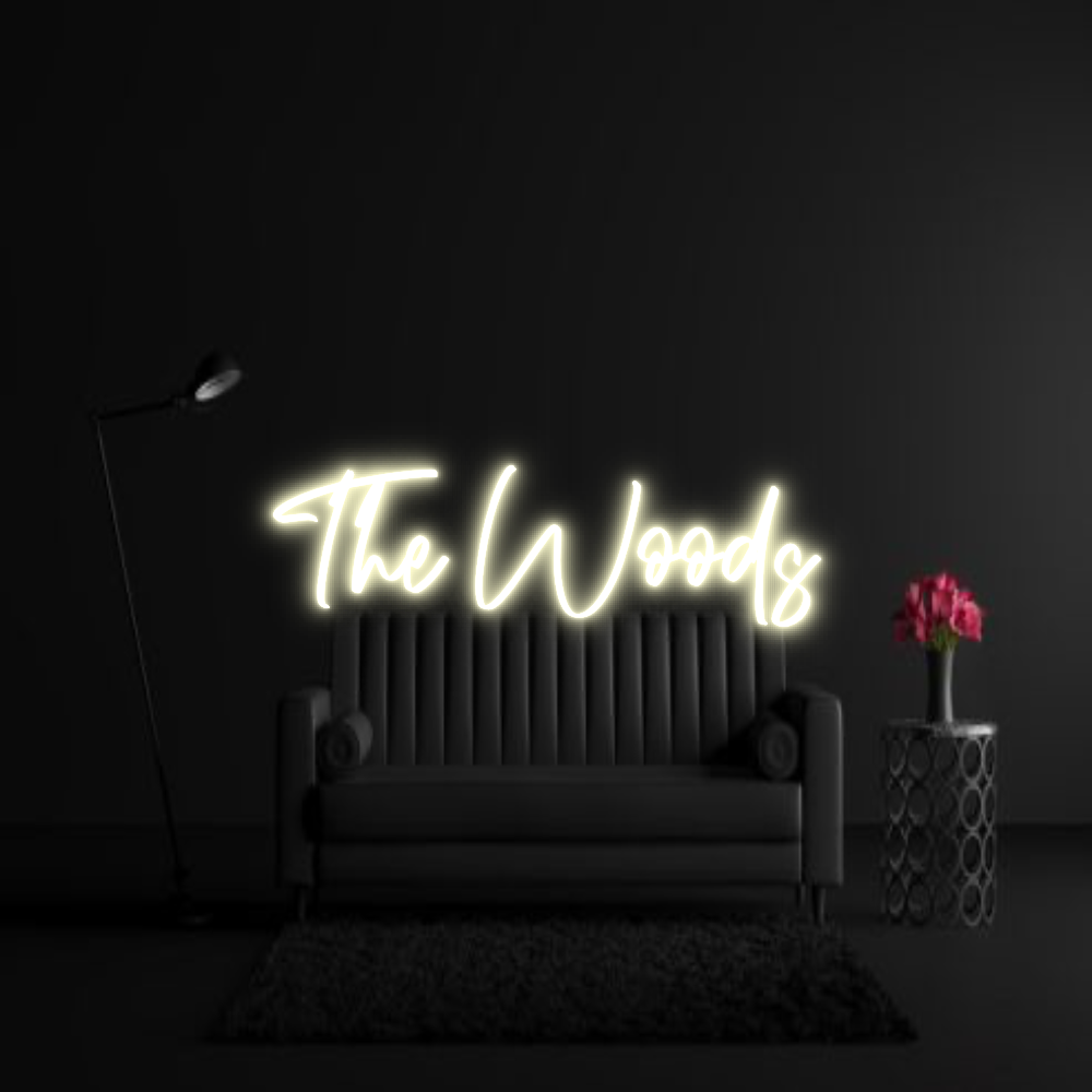 CREATE YOUR OWN WEDDING NEON SIGN The Woods